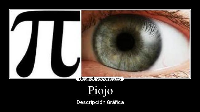 Piojo - Descripción Gráfica