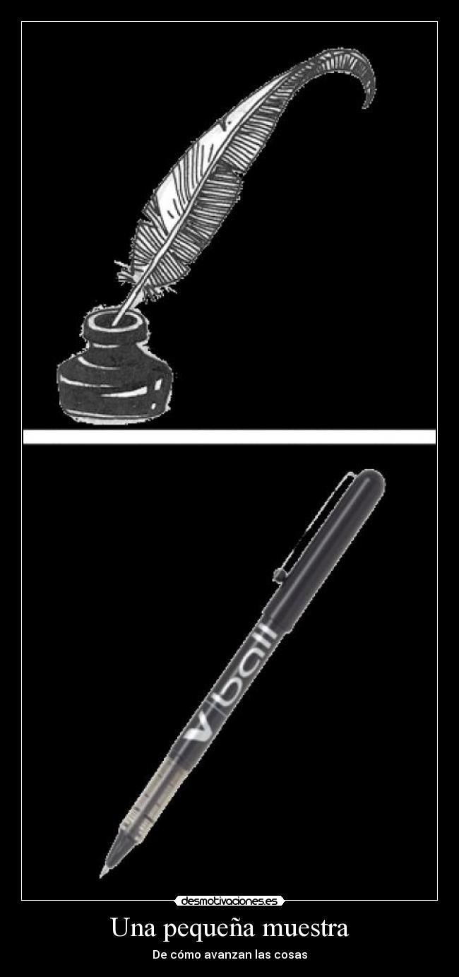 Una pequeña muestra - 