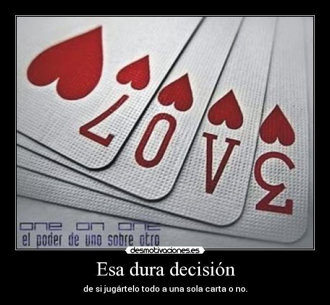 Esa dura decisión - 