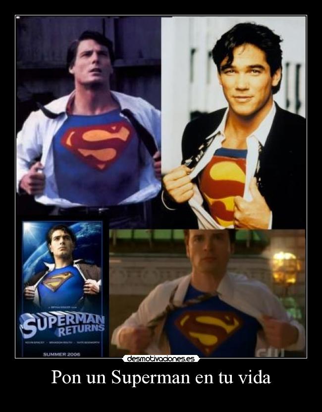 carteles vida supermanclarkkentsmallville desmotivaciones