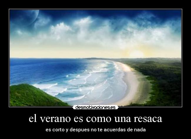 carteles verano verano desmotivaciones
