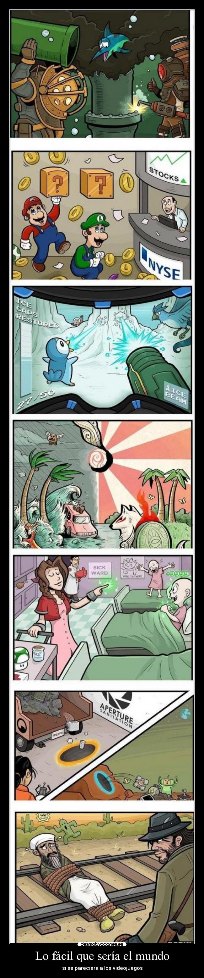 Lo fácil que sería el mundo - si se pareciera a los videojuegos