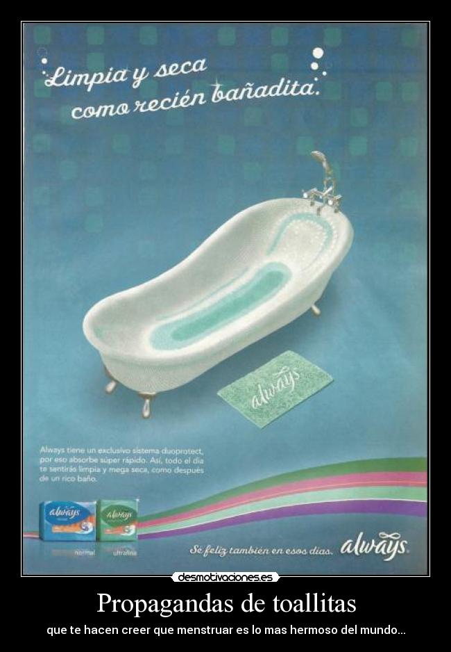 Propagandas de toallitas -