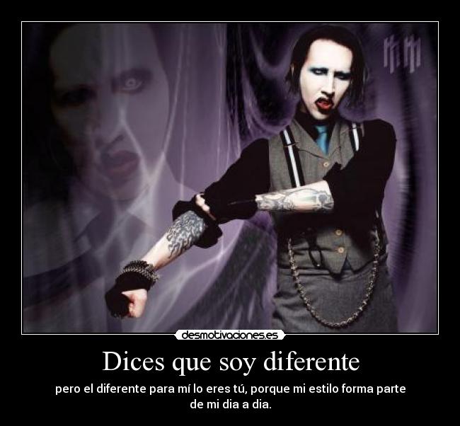 Dices que soy diferente - 