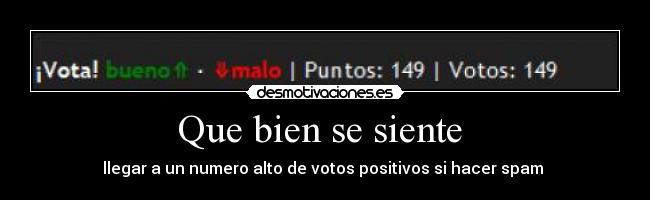 Que bien se siente -