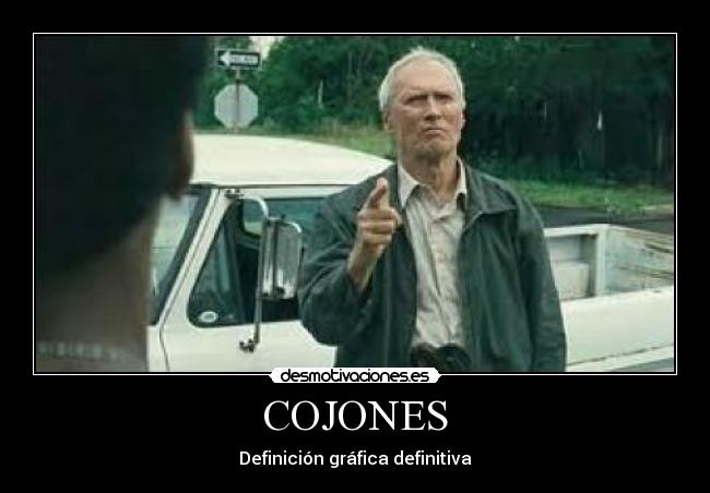 COJONES - Definición gráfica definitiva