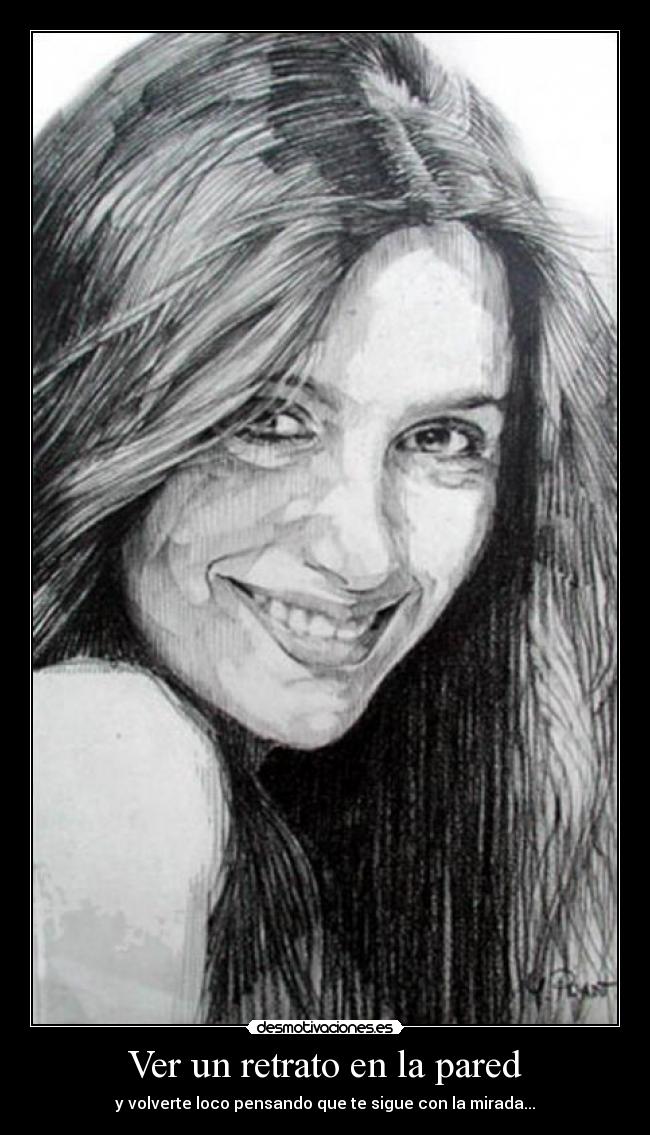 Ver un retrato en la pared - 