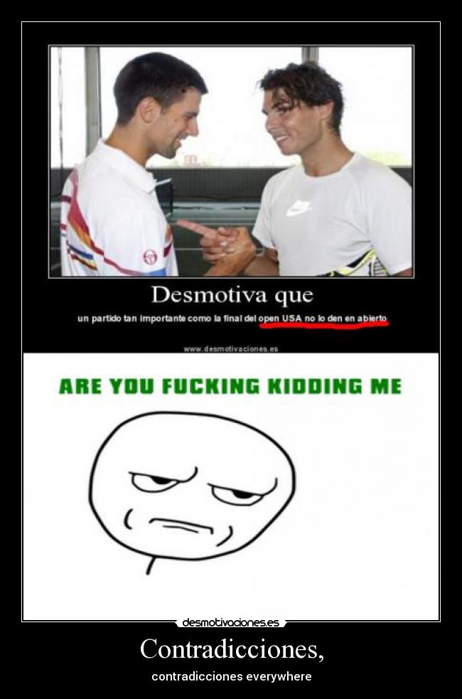 Contradicciones, -
