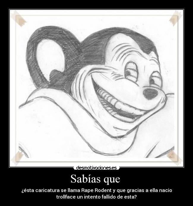 carteles rape rodenttrollface desmotivaciones