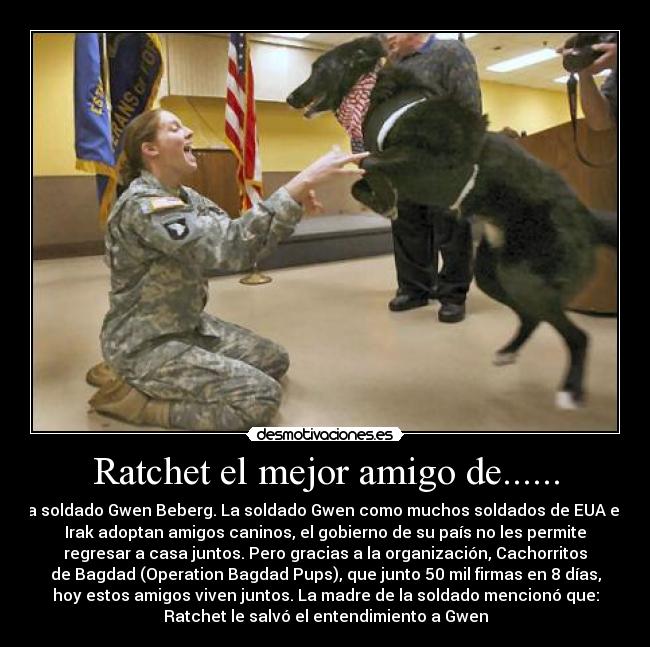 Ratchet el mejor amigo de...... -