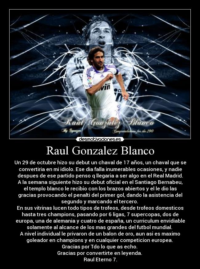 Raul Gonzalez Blanco - 