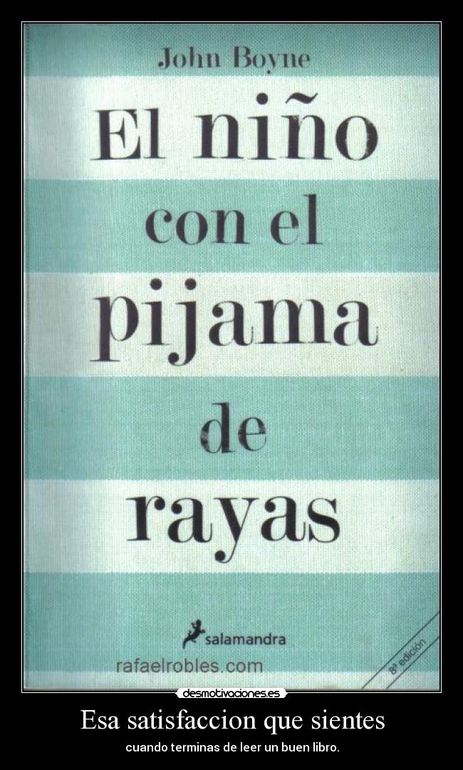 carteles nino con pijama rayas desmotivaciones