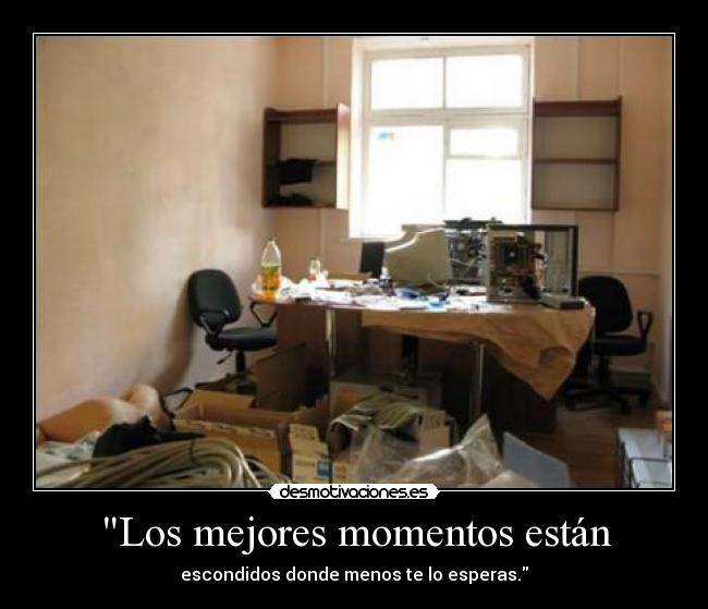 Los mejores momentos están -