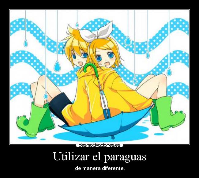 Utilizar el paraguas - 