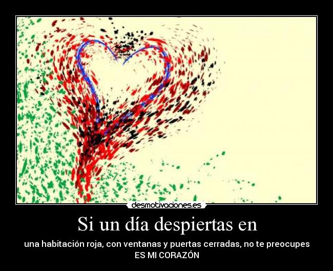 Si un día despiertas en -