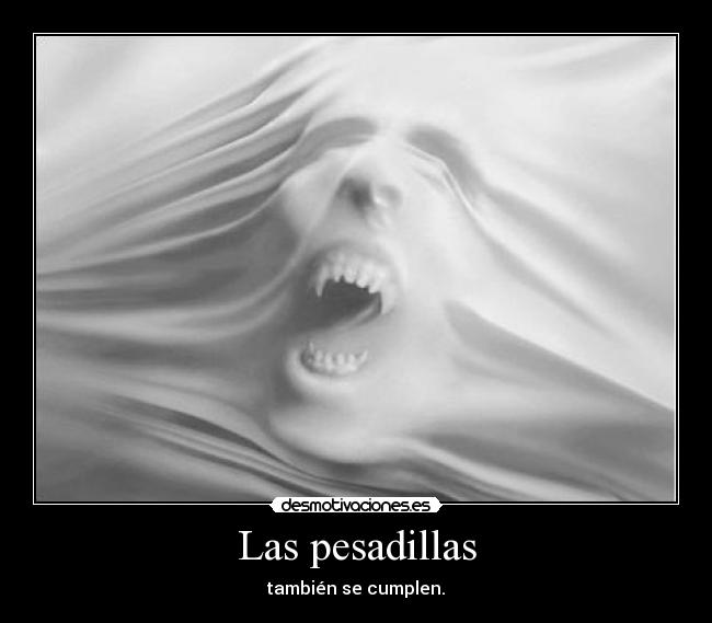 Las pesadillas -