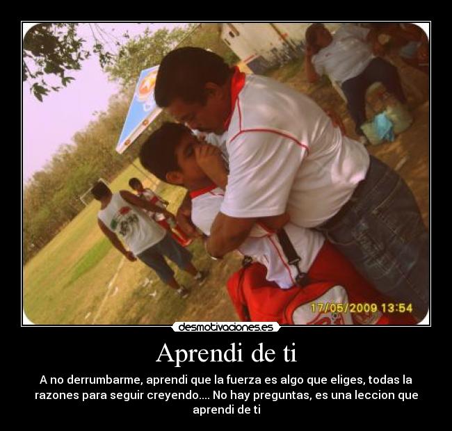 Aprendi de ti -