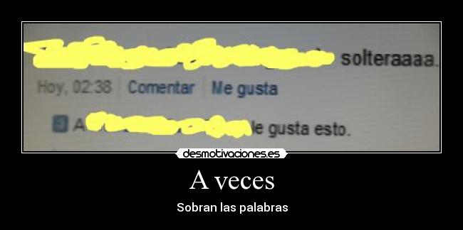 A veces -