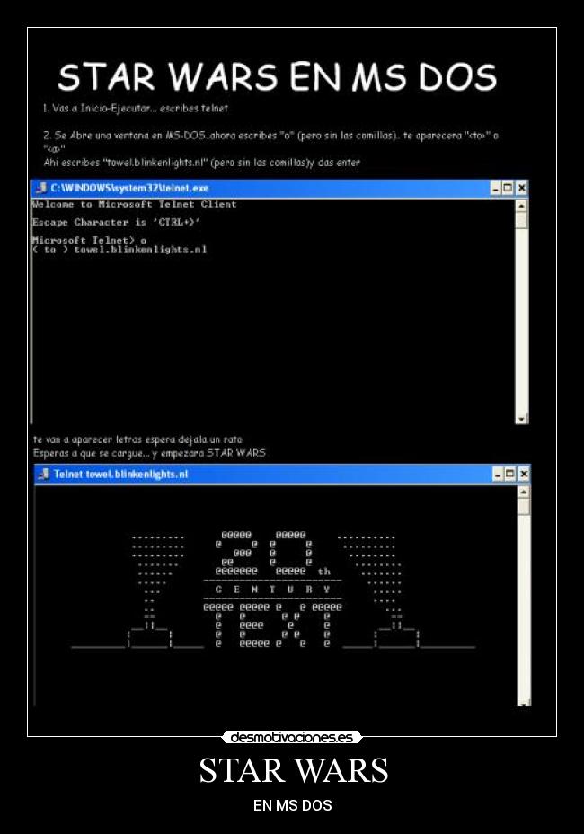 STAR WARS - EN MS DOS