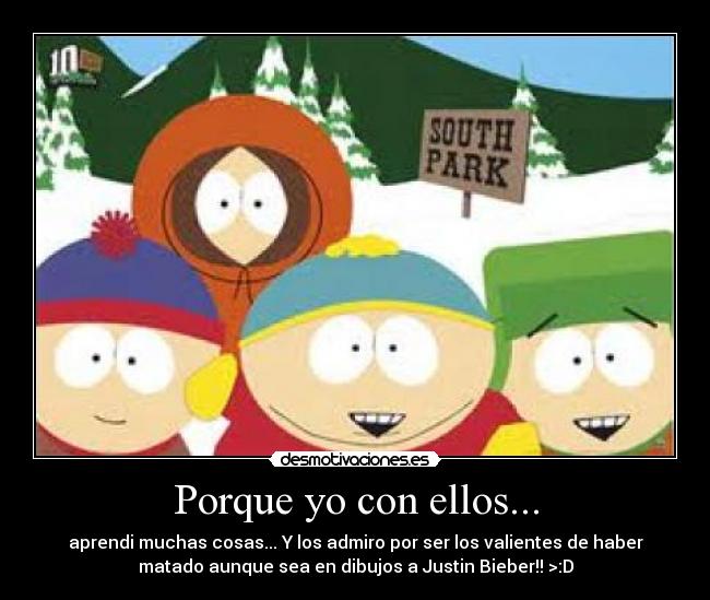 carteles south park desmotivaciones