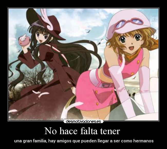 No hace falta tener -