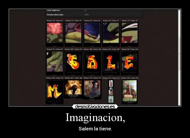 Imaginacion, -