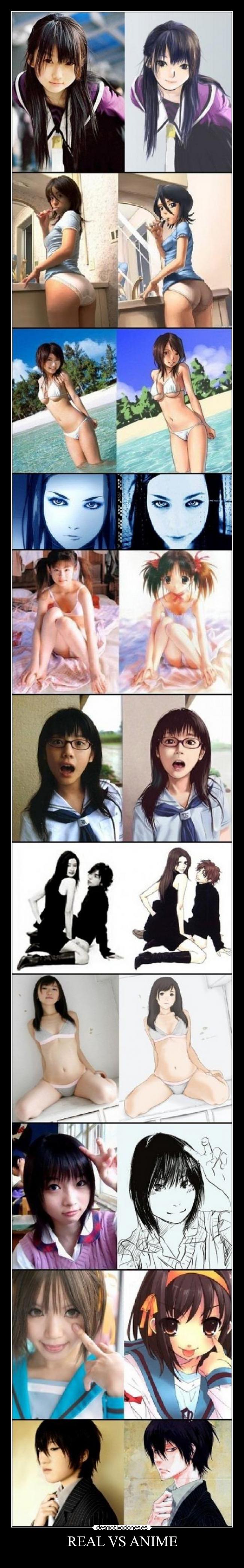 REAL VS ANIME - 