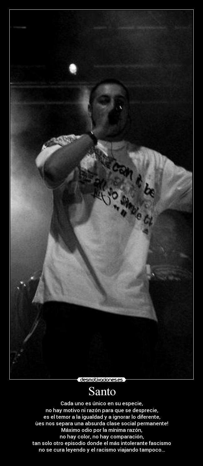carteles rap racismo parte santo desmotivaciones