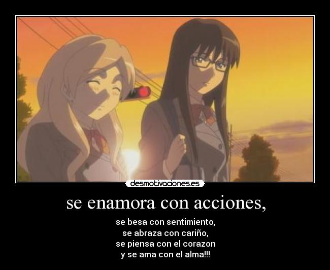 carteles amor sasameki koto desmotivaciones