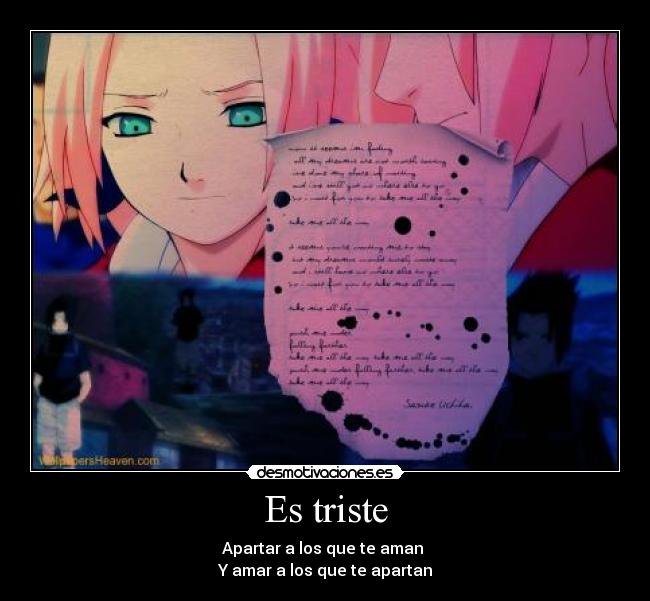 Es triste -