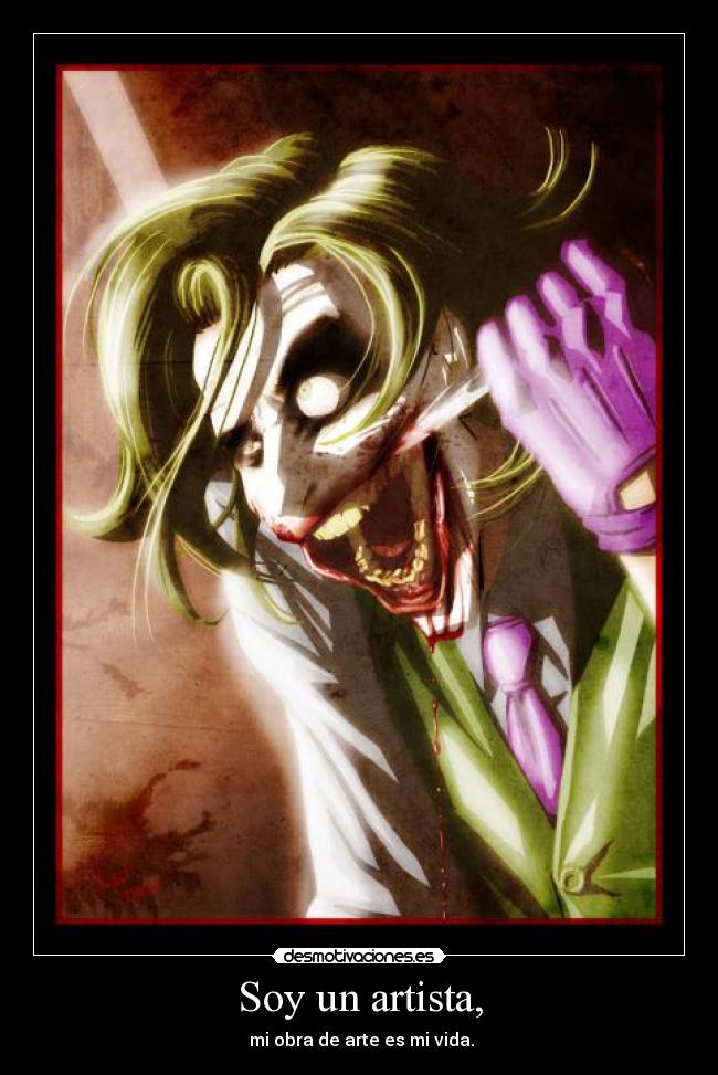 Soy un artista, -