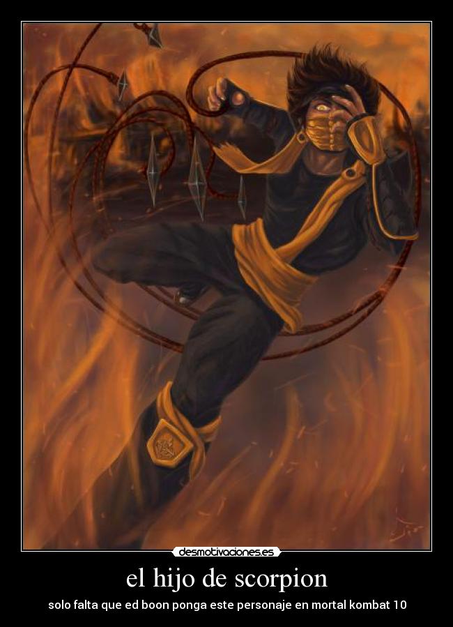 carteles hijo scorpion desmotivaciones