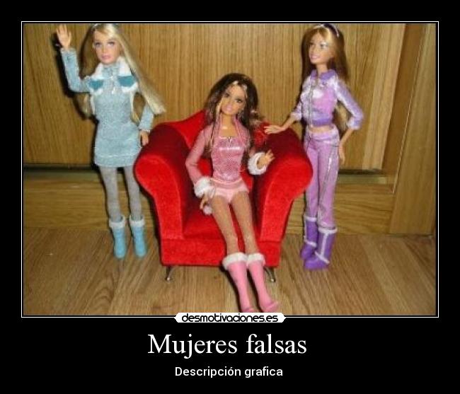 Mujeres falsas - Descripción grafica