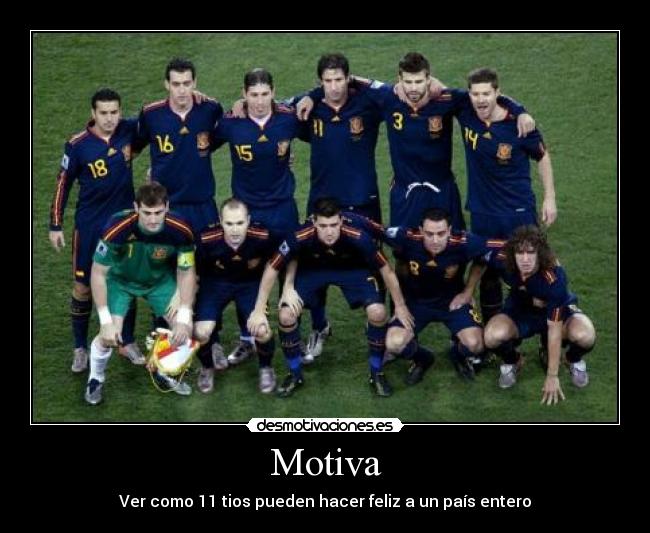 Motiva - Ver como 11 tios pueden hacer feliz a un país entero