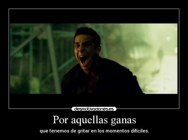 Por aquellas ganas - 