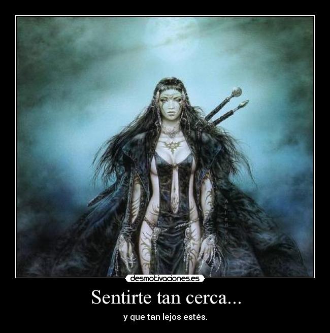 Sentirte tan cerca... -