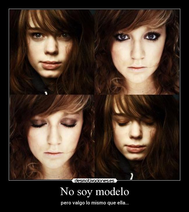 No soy modelo -