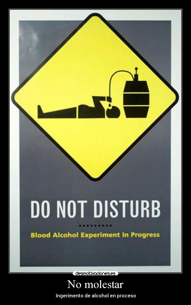 No molestar -