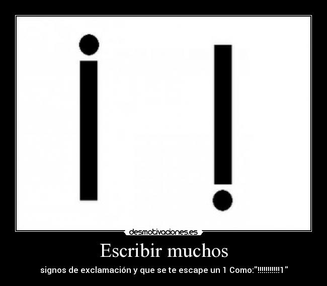 Escribir muchos - 