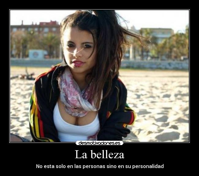 La belleza -