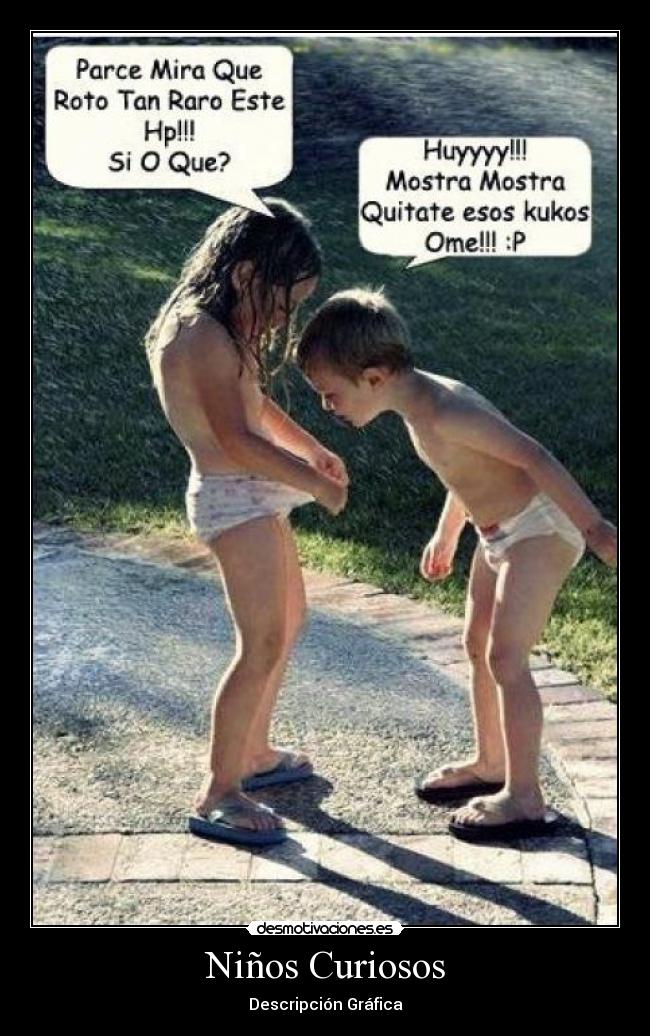 Niños Curiosos - Descripción Gráfica