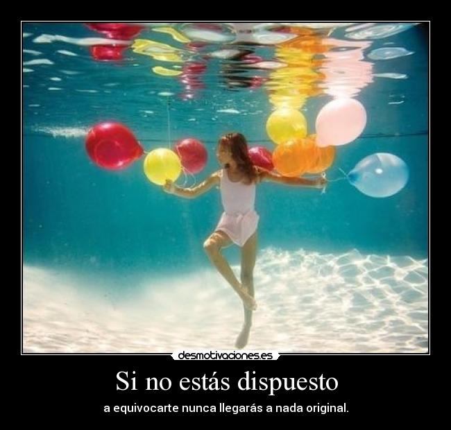 carteles voy meter una piscina con globos desmotivaciones