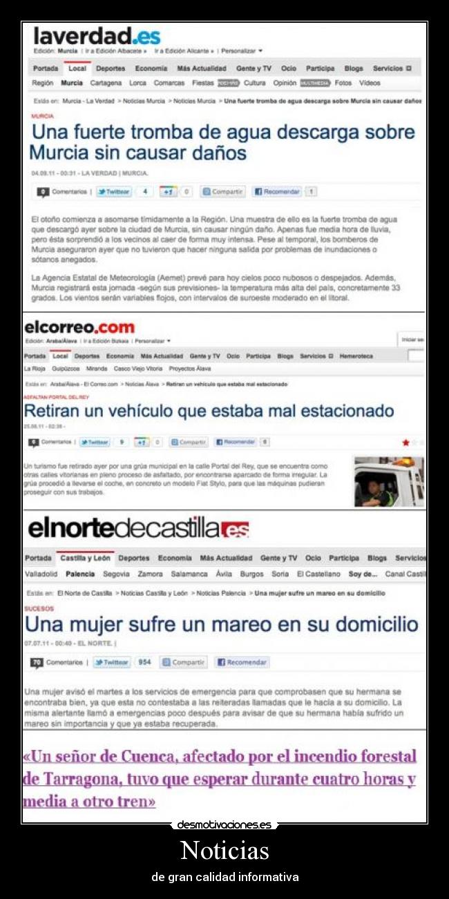 Noticias - de gran calidad informativa