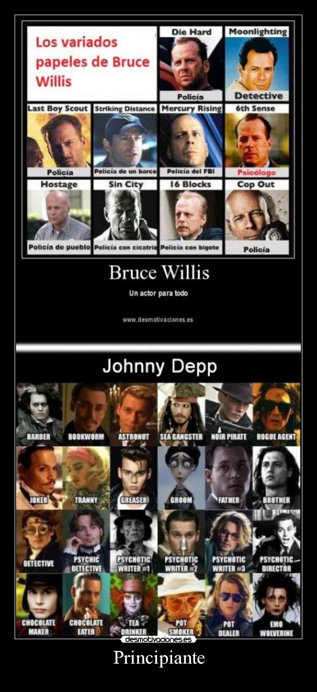 carteles johnny depp bruce cartel cartel desmotivaciones