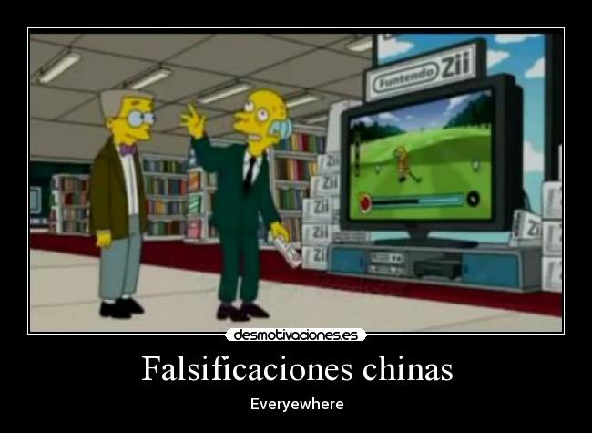 Falsificaciones chinas - 