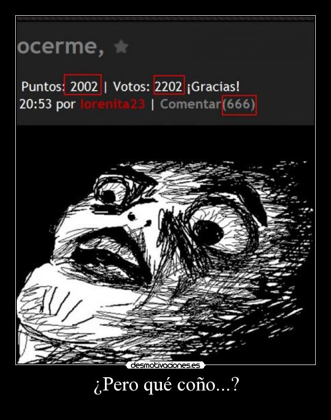 ¿Pero qué coño...? -