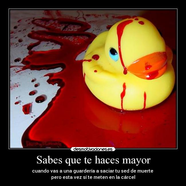 Sabes que te haces mayor - 