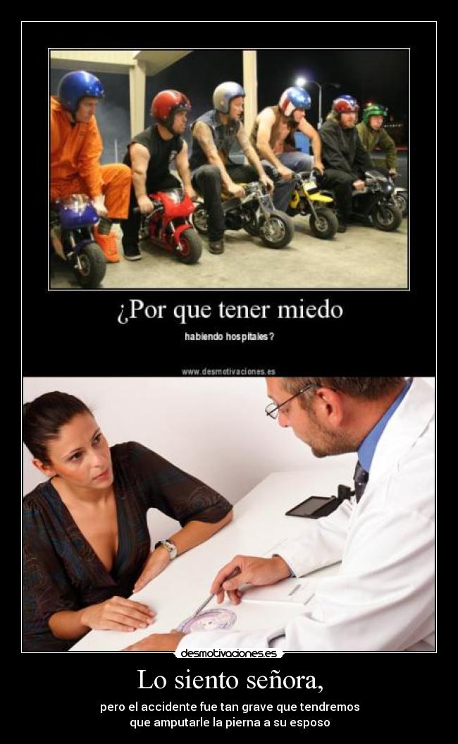 Lo siento señora, - 