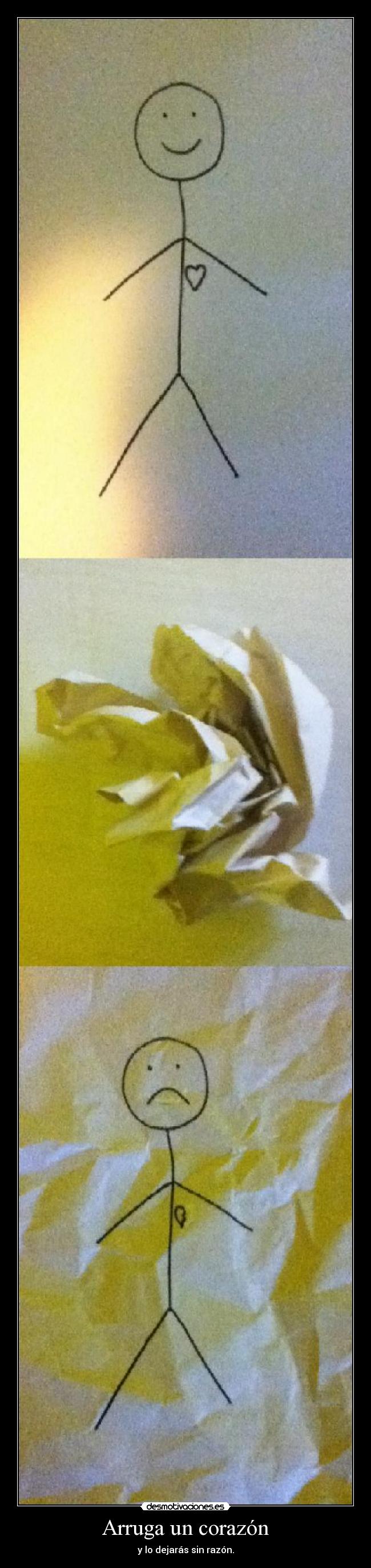 Arruga un corazón - 