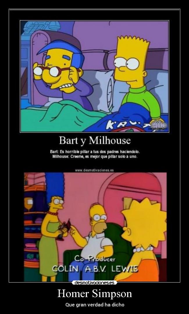Homer Simpson - Que gran verdad ha dicho